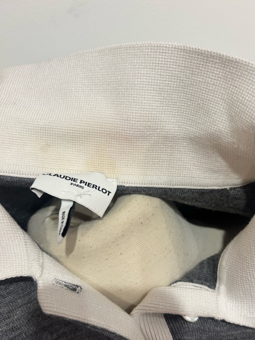 Claudie Pierlot Mirta Rugby Pullover, Size US 10 - Picture 10 of 14